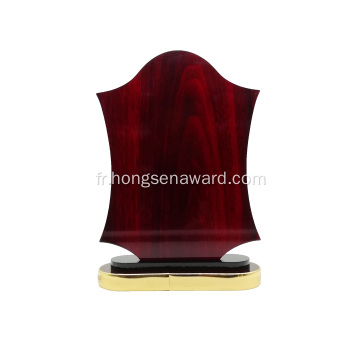 Stock Trophée en bois trophée cadre de plaque
